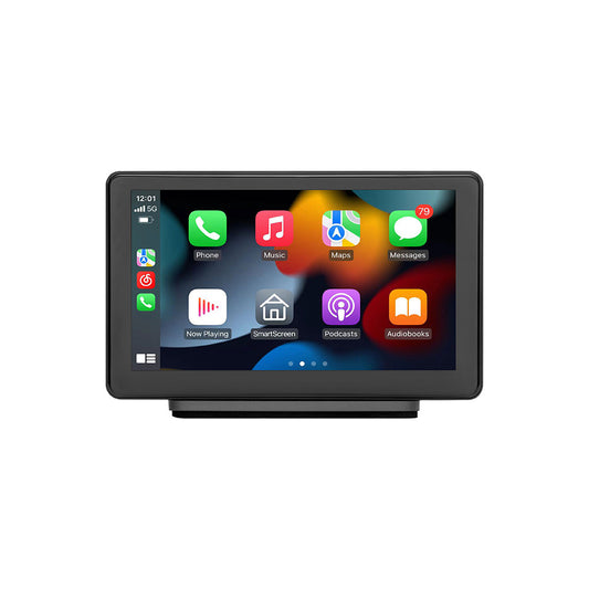 RX7 Portable CarPlay - 7-inch Smart Screen of wireless CarPlay Android Auto Navigation Infotainment