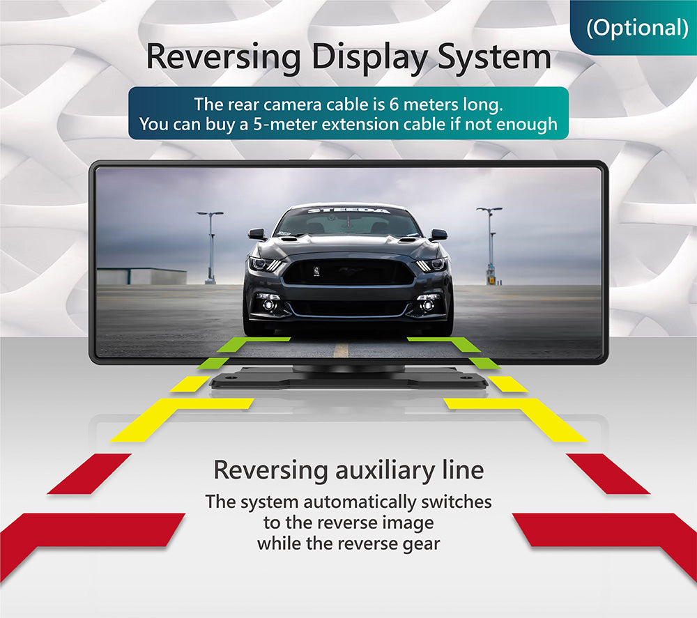 RX10 Portable CarPlay - 10-inch Smart Screen of wireless CarPlay Android Auto Navigation Infotainment