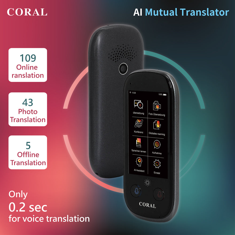 UN3 - Bi-Directional Language/Photo Translator, 0.2 second Fast, WIFI/Offline Supported