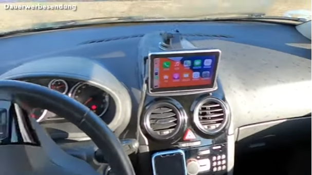Carplay & AndroidAuto Plug&Play inkl. Rückfahrkamera [Test im Opel Corsa D] ~ Neues Produkt 2021 (Yigit Soylu - Wireless A)