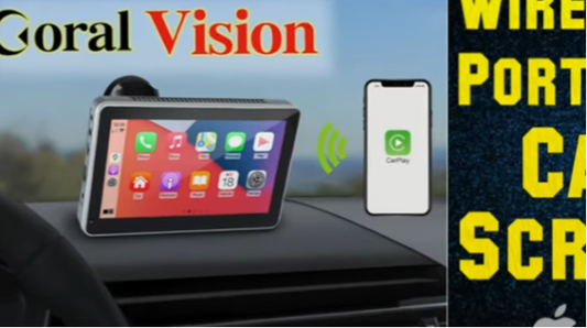 Coral Vision Portable 7" Wireless Car Screen - FULL REVIEW (Schahzad - Pro A)