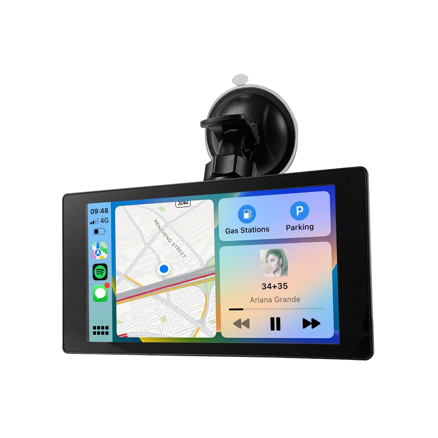 R12 Dual Lens Dashcam CarPlay Bluetooth audio output 5-inch Driving Recorder with CarPlay Android Auto